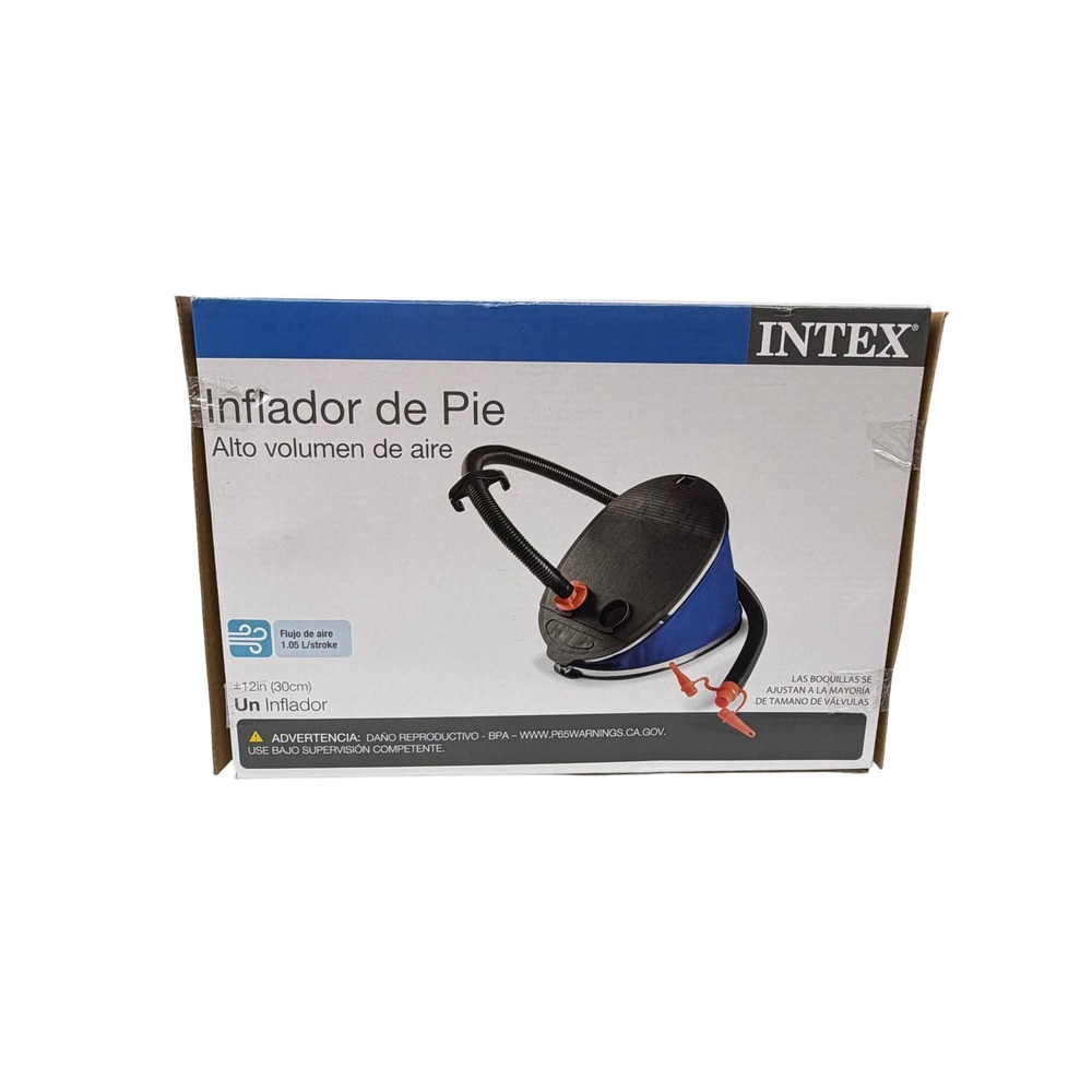 Intex Bellows Foot Pump Hi-Volume Air Flow Manual Inflator for Airbeds Pools - Picture 3 of 3
